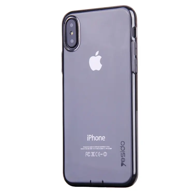 Transparante zacht plastic mobiele covers dunne clear cover telefoon tpu case voor iphone x