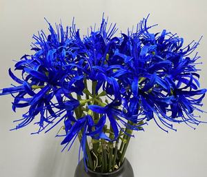 J-253 Artificial de araña, Artificial de <span class=keywords><strong>Lycoris</strong></span> <span class=keywords><strong>Radiata</strong></span>, Manjusaka, tallo largo, rojo de imitación - Product Image 2