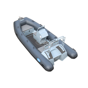 Bateau semi-rigide de luxe 420 4,2 m 14 pieds avec cabine, bateau semi-rigide en aluminium, bateau d'appoint, bateau de pêche, bateau pneumatique, annexe SP4 - Product Image 4