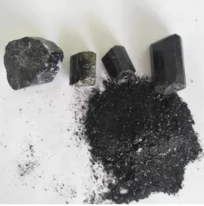 Polvos de piedra de turmalina negra, precio bajo de fábrica de China, buena calidad