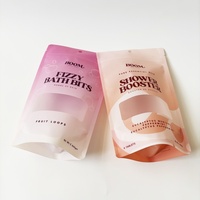 Sachets d'emballage souples en plastique imprimés numériquement pour sel de Epsom, gommage corporel et sel de bain, pochettes verticales refermables