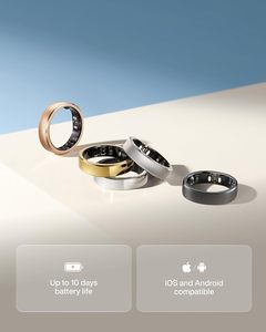 แหวนอัจฉริยะ RingConn Gen 3, แบตเตอรี่ใช้งานได้ 14 วัน, ติดตามการนอนหลับและสุขภาพ, ตรวจวัดอุณหภูมิร่างกายและ HRV, กันน้ำได้ระดับ 10ATM - Product Image 6