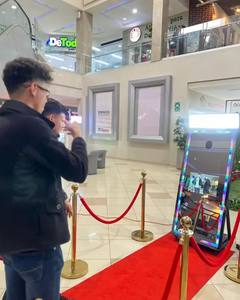 US UK Euro Stock LED Magic Mirror Photo Booth con luz incorporada <span class=keywords><strong>Selfie</strong></span> Mirror Compatible con todas las cámaras - Product Image 1