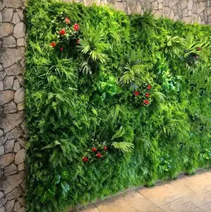 Прямо поставщик украшения изгороди забор пейзаж искусственные растения Вертикальная стена