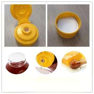 Bouteille de <span class=keywords><strong>miel</strong></span> mini en plastique PET de 72 ml 100 g, pot d'emballage vide, bouteille souple pour <span class=keywords><strong>miel</strong></span>, petit récipient sérigraphié avec bouchon en silicone - Product Image 4