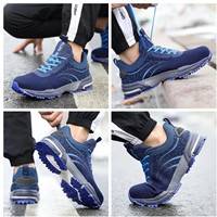 Chaussures de sécurité de travail JIANKUN certifiées CE, super légères, pour l'extérieur, résistantes aux perforations, imperméables, protection ultime au travail