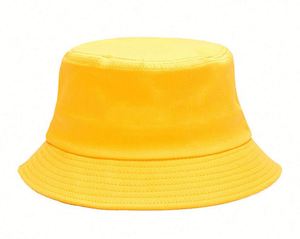 Custom Travel Fisherman Leisure Bucket Hats Solid Color Fashion <b>Men</b> Women <b>Flat</b> Top Wide Brim Summer <b>Cap</b> for Outdoor Sports Visor - Product Image 4