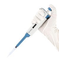 Distributeur de dosage de liquide à micro-pipette numérique autoclavable à volume réglable pour utilisation en laboratoire matière plastique