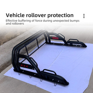 Barra antivuelco con malla de doble tubo para camioneta JMC Grand Avenue DADAO, accesorio de modificación de la jaula antivuelco trasera. - Product Image 4