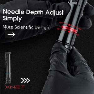 XNET Máquina de Pluma de <span class=keywords><strong>Tatuaje</strong></span> Inalámbrica Portátil con Batería Doble para Principiantes Maquillaje Permanente Ceja Cuero Cabelludo <span class=keywords><strong>Tatuaje</strong></span> de Cuerpo Pequeño - Product Image 2