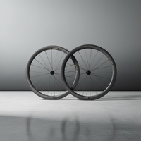 Magicbros MG-R500, Llanta de Bicicleta de Piñón Fijo de Alta Calidad, 32H, Logotipo Reflectante, Una Velocidad, Profundidad de Llanta de 40 mm, Clincher, Aleación de Aluminio
