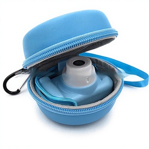 Estuche Protector Portátil Impermeable <span class=keywords><strong>de</strong></span> Microfibra Azul para Cámaras Infantiles <span class=keywords><strong>LeoTube</strong></span> y Seckton - Product Image 1