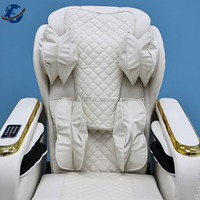 Fauteuil de pédicure électrique professionnel pour salon de manucure et spa, massage corporel complet, drainage automatique sans tuyau, bain à jets magnétiques, lampe LED