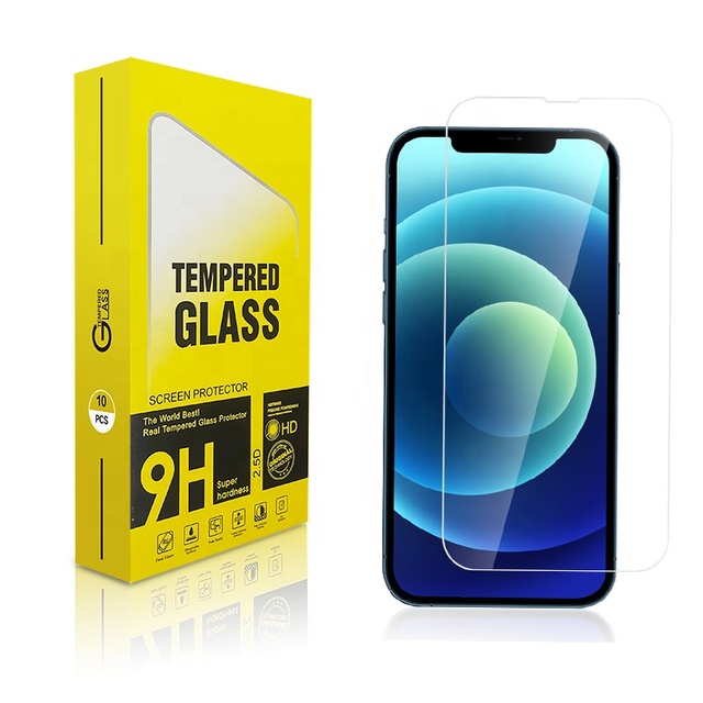 Factory Wholesale Grade AAA 9H Scratch Resistant Ultra Thin 2.5D Tempered Glass Screen Protector for IPhone13/13 Pro/13 Pro Max
