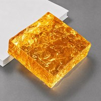 Briques de verre solides transparentes - murs de séparation imperméables, résistants au feu et écologiques pour une utilisation industrielle, médicale, en cuisine et en extérieur |