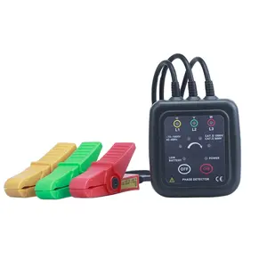 Phase Sequence Tester Indicator 3 Phase Rotation Tester Digital Phase Indicator Detector LED Meter