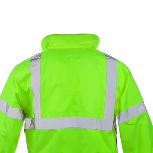High Visibility Reflective Safety <b>Jacket</b> Waterproof Hi Vis Workwear for Construction <b>Workers</b> - Product Image 4