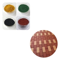Oxyde de fer en poudre de couleur pour le pavage