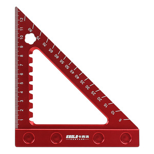 Triangular Ruler 6 Inches Aluminum Alloy Thickened Woodworking Measuring Tool - Product Image 5