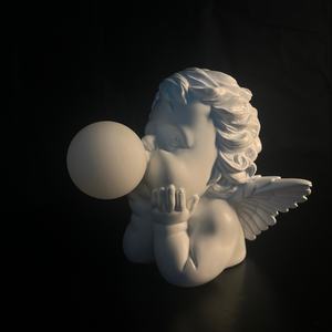 Lampe <span class=keywords><strong>romantique</strong></span> en forme de chérubin à commande tactile, à brancher, blanc chaud, taille moyenne - Lumière d'ambiance idéale pour la chambre à coucher, décoration intérieure - Product Image 5