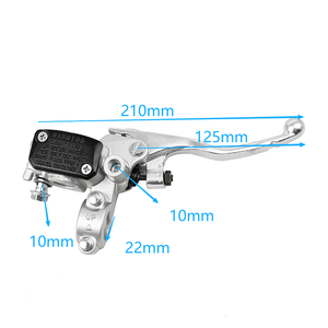 Pièces de moto en alliage d'aluminium CVO fabriquées par procédé CNC, pompe supérieure de frein avant, maître-<span class=keywords><strong>cylindre</strong></span> hydraulique tout-terrain pour EXC EXCF - Product Image 5