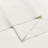 Tela de Punto Jersey Antibacteriana, Ligera, Transpirable, Absorbente de Humedad, 85% Poliéster, 15% Elastano, Elástica, de Secado Rápido, para Trajes