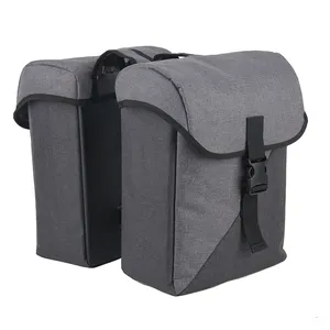 35L Large Bicycle Luggage Double Pannier Rear Rack Cycling Bag For Ebike MTB Road Bike