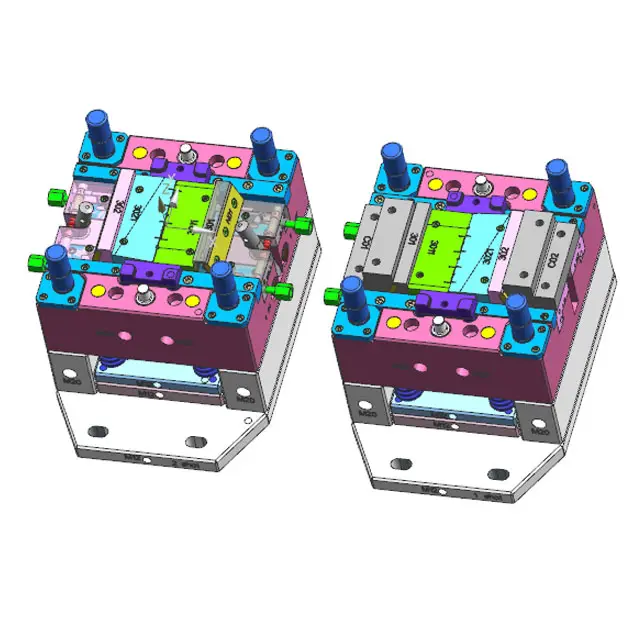 zweifarbige kunststoffteile-spritzgussform 3D DFM-design OEM-Gussform für die gussform kundenspezifisch werkzeugbau DME HASCO