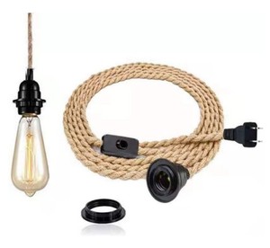 Bán Buôn Trang Trại Nhà Hàng Phòng Khách Cây Gai Dầu Dây Dây Treo Cắm Trong Ánh Sáng Mặt Dây Chuyền <span class=keywords><strong>Kit</strong></span> - Product Image 4