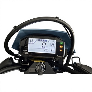 Moto tout-terrain bleue 450cc monocylindre quatre soupapes DOHC, moto de course sur route, autres moteurs, support OEM ODM OBM, vitesse maximale >80 km/h - Product Image 3