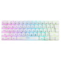 OEM ODM 61-Tombol Mini Keyboard Mekanik Berkabel OUTEMU Switch Anti-Ghosting RGB USB Type-C Ergonomis Model Desktop Gaming Baru M7