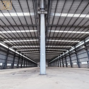 Nhà máy kim loại khung không gian Kết Cấu Thép tòa nhà, nhà kho đúc sẵn, thương mại - Product Image 2