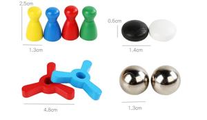 Juego de fútbol de madera 3 en 1, gran oferta, para escritorio, cinco en fila - Product Image 4