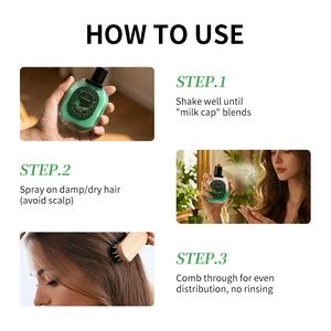 Huile capillaire en spray à la lavande avec logo personnalisé, <span class=keywords><strong>soin</strong></span> fortifiant des <span class=keywords><strong>cheveux</strong></span>, parfum, anti-frisottis, réparation des <span class=keywords><strong>cheveux</strong></span>, huile essentielle pour <span class=keywords><strong>cheveux</strong></span> secs et ternes - Product Image 6