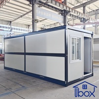 Maison préfabriquée pliable et extensible de 20 pieds ou 40 pieds, chambre à coucher, maison mobile de luxe, casa contenedor