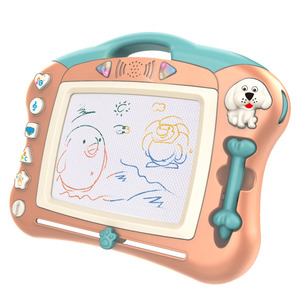 Tableau à dessin magnétique en plastique effaçable pour enfants de 2 à 6 ans, jouet éducatif précoce - Product Image 1