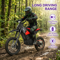 Moto tout-terrain haute vitesse SHANSU Q2, batterie 48V 20.8Ah, moto électrique tout-terrain, amortisseur hydraulique