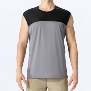 Liu Ming liquidation ventes 2024 été S vêtements respirant sans manches tricoté coupe ajustée décontracté musculation gilet - Product Image 2