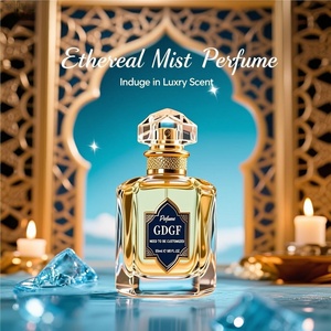 Nuevo Atomizador de Perfume Irregular OEM, Botella de Perfume Vacía con Bomba, Atomizador de Vidrio Transparente con Cierre a Presión, Perfume para Mujer - Product Image 2