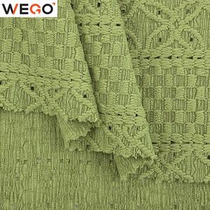 قماش كريب بوليستر عالي الجودة قابل للتمدد 98% بوليستر 2% سباندكس قماش دانتيل عصري للملابس النسائية - Product Image 1