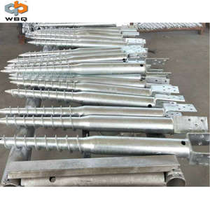 Ancrage au sol en U galvanisé sans crevaison pour <span class=keywords><strong>fondation</strong></span> de clôture en bois - Product Image 5