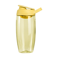 Échantillon gratuit, logo personnalisé, bouteille de shaker de protéines pour la salle de sport et le fitness en plastique Tritan sans BPA de 750 ml avec boule mélangeuse