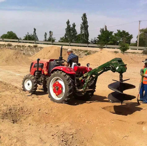 Vrachtwagen Gemonteerde Pit Boor Tractor Achter Graver Techniek Foundation Building Heimachine Boom Planten Graven Rig - Product Image 6