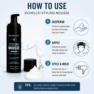 <span class=keywords><strong>Mousse</strong></span> coiffante bio pour barbier OEM ODM, <span class=keywords><strong>mousse</strong></span> volumisante à tenue forte anti-frisottis, produits coiffants à marque privée, MOQ - Product Image 5