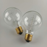Chine fabricant populaire 220V E27 40W 60W rétro Type Edison ampoule chaîne ampoules G80 Vintage verre ampoule lampe