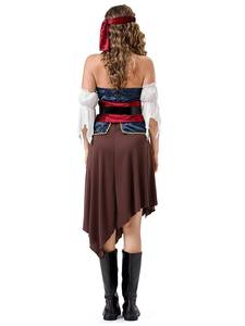 Costume de pirate pour femme adulte, style viking des Caraïbes, pour fête costumée ou spectacle - Product Image 2