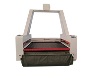 Machine de découpe laser CNC automatique haute vitesse à refroidissement par eau pour chaussures, chemises, tissus de sublimation avec composants HIWIN
