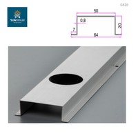 Perfil de Aluminio para Iluminación LED RGB/RGBW de 30-40mm, Tratamiento de Superficie Anodizado, Luces Decorativas Inteligentes, Soldadura, Doblado y Corte