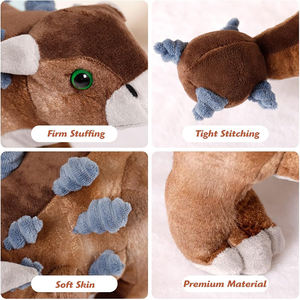 V409 Peluche de Dinosaurio Anquilosaurio de Alta Calidad, Lindo y Suave, Juguete de Peluche para Niños, Regalos y Decoración del Hogar - Product Image 2