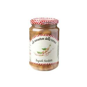 Conservas de la Abuela, Judías Borlotti 360g X 12 Unidades, Frasco de Vidrio de Calidad Premium con Tapa a Cuadros para Cocinar y Comer - Product Image 1